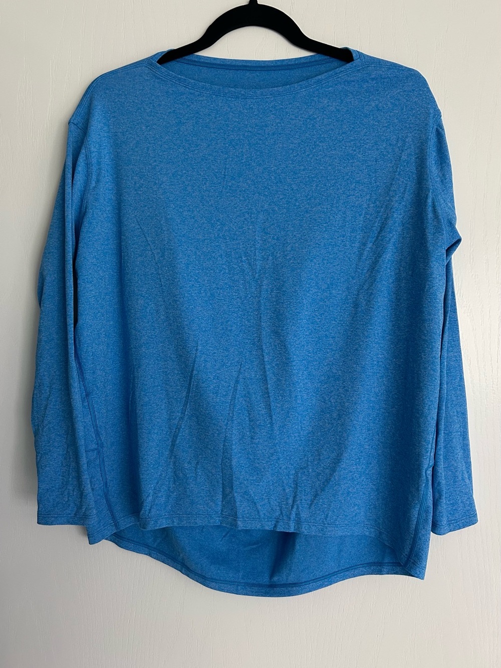 lululemon athletica Blue Long Sleeve Relaxed Crew Top